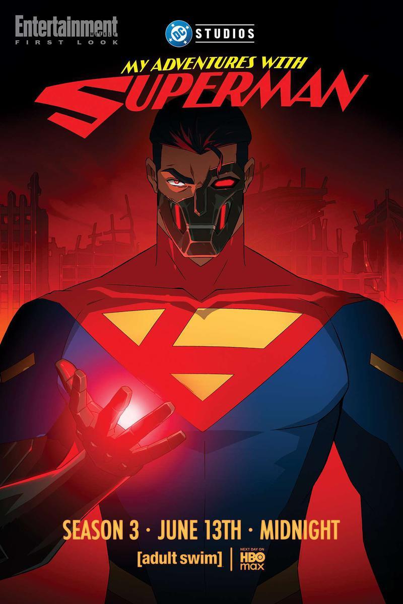 My Adventures with Superman Season 3, Cyborg Superman poster.