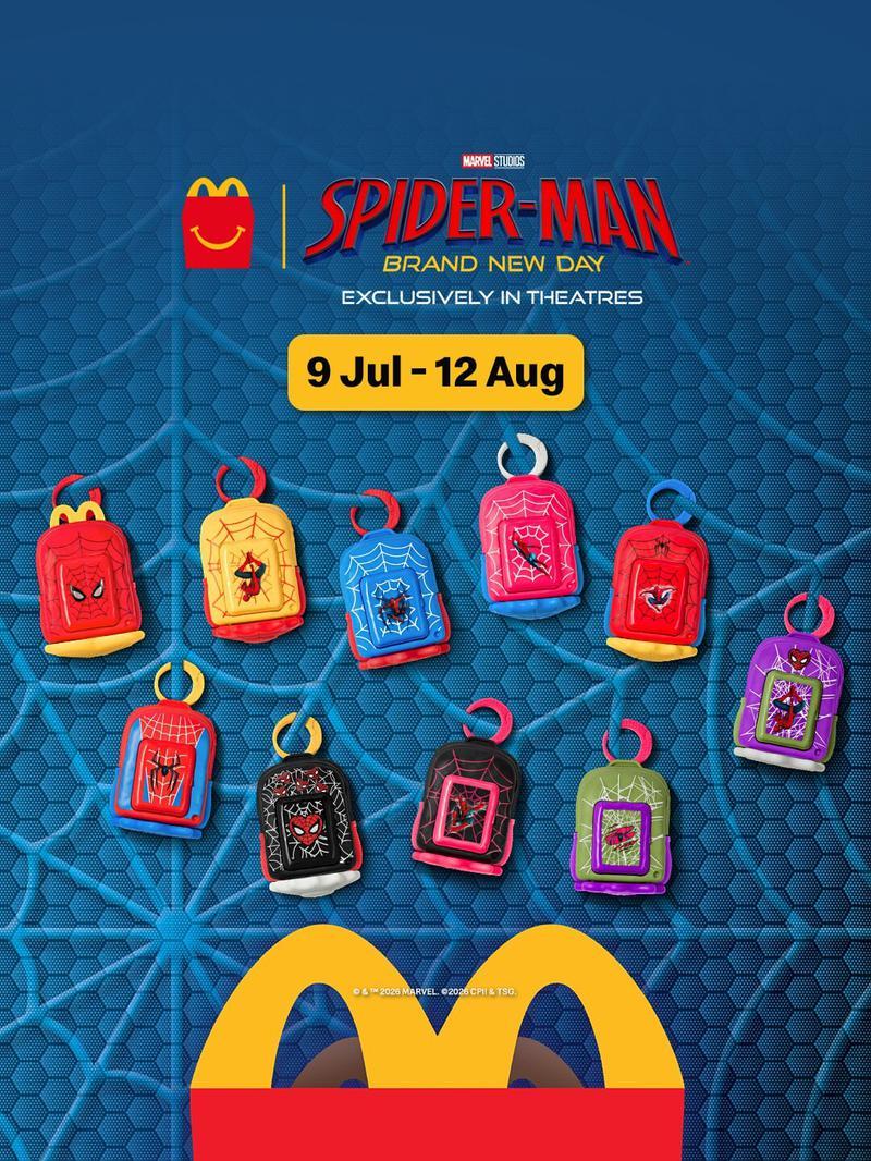 McDonald's merchandise for 'Spider-Man: Brand New Day.'