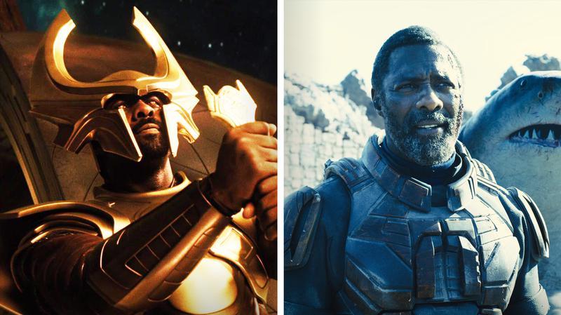 Idris Elba in Thor and The Suicide Squad.
