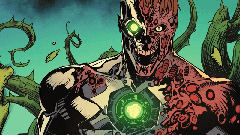 Metallo half human half robot