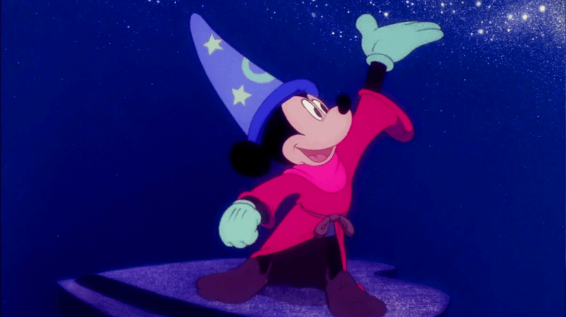 Mickey in Fantastia