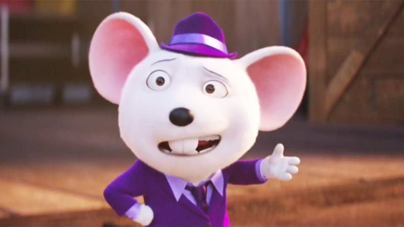 Mike the Mouse holding out his hand in Sing