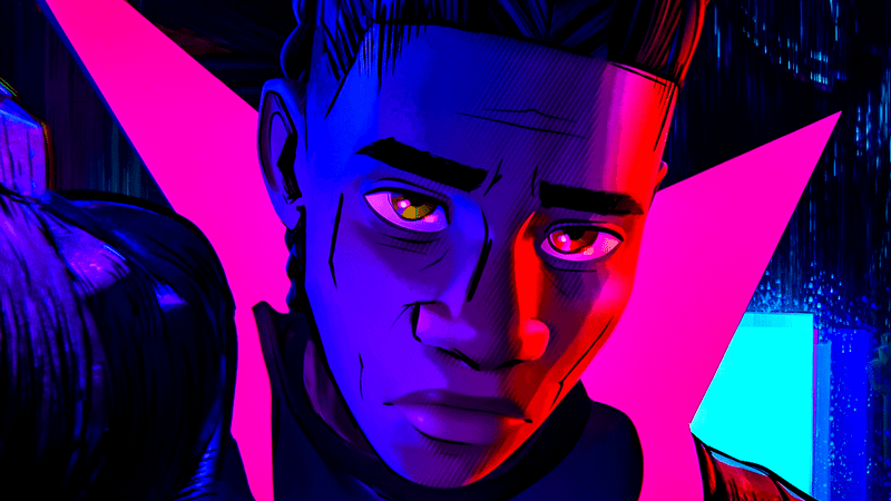 Miles G. Morales in Spider-Man: Across the Spider-Verse.