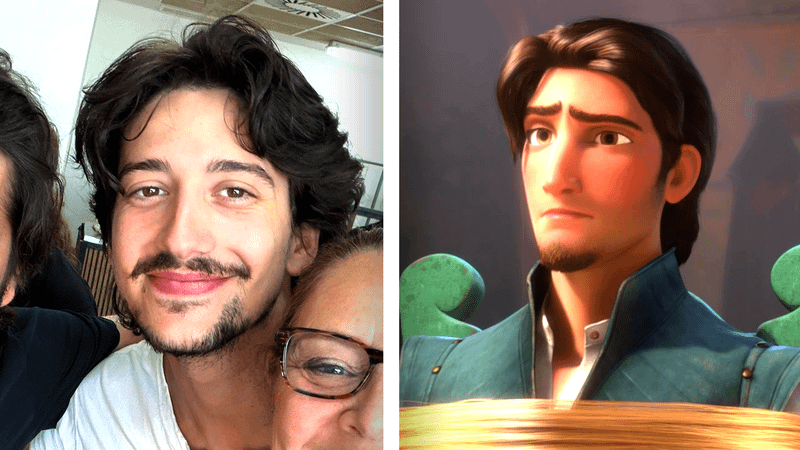 Milo Manheim in Instagram picture, Flynn Rider from 'Tangled.'