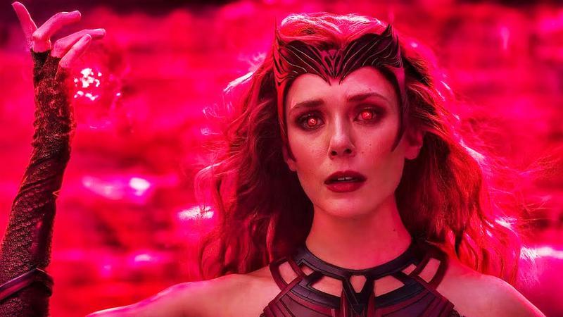 Scarlet Witch using her magic in WandaVision.
