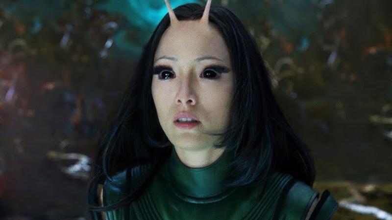 Mantis looking shocked in Guardians of the Galaxy Vol. 2.