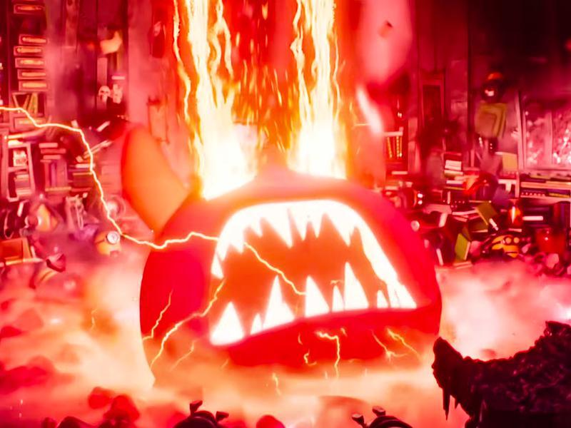 A red raging rabbit in Minions and Monsters