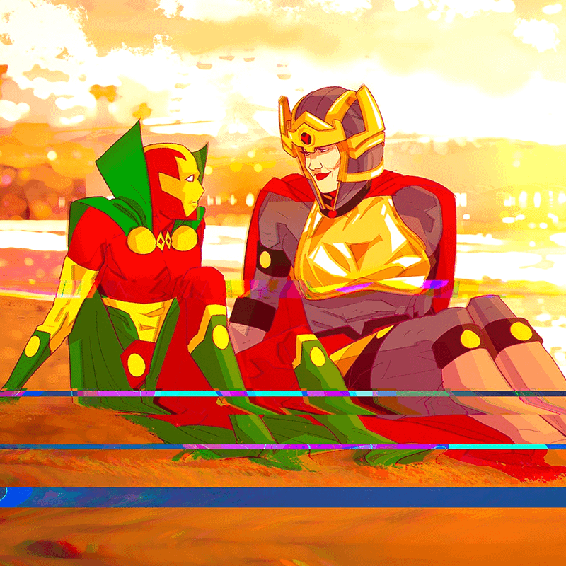 Mister Miracle & Big Barda in Mister Miracle.