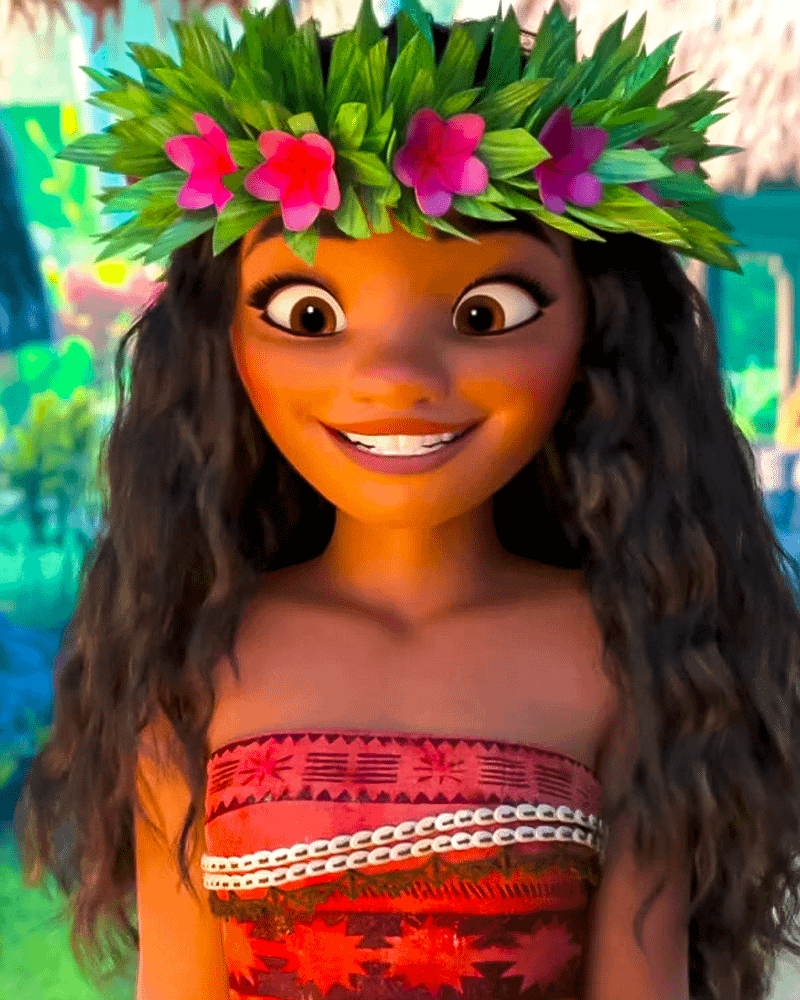 Moana from Disney Moana film.