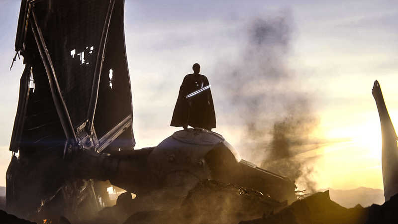 Moff Gideon survives his crash in season finale.