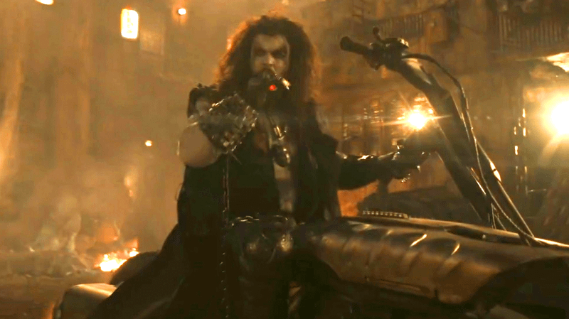 Jason Momoa as Lobo in 'Supergirl.'