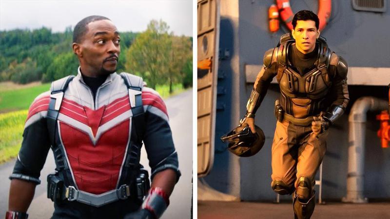 Sam Wilson alongside Joaquin Torres in the MCU.