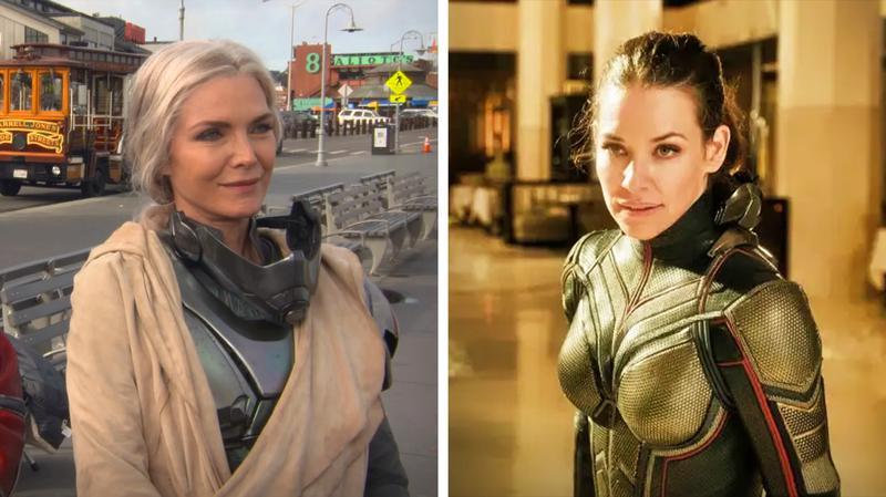 Janet van Dyne to the left and Hope to the right.