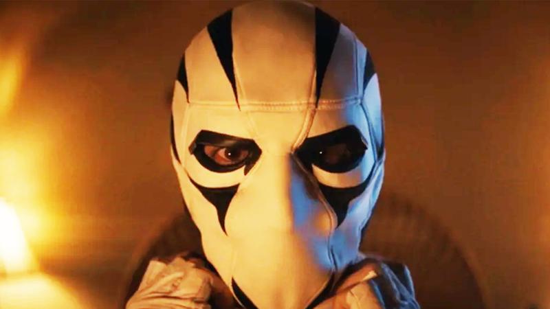 Hector Ayala wearing the White Tiger mask in Daredevil: Born Again.