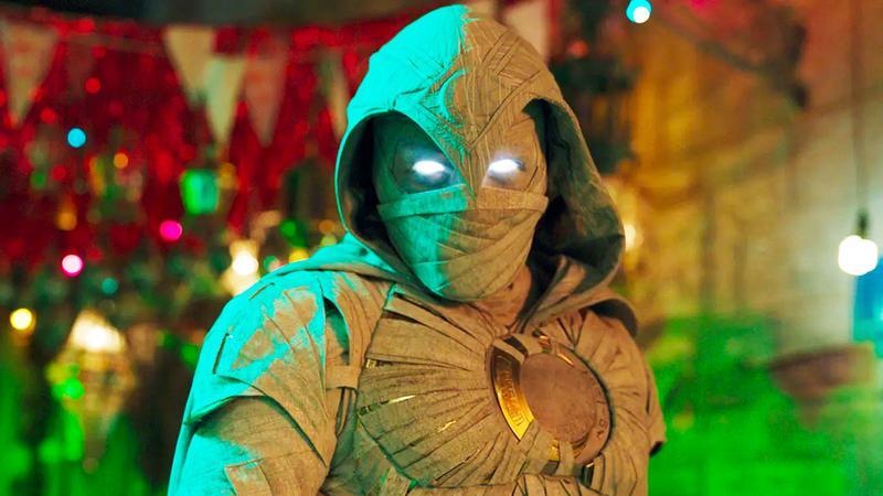 Oscar Isaac as Moon Knight.