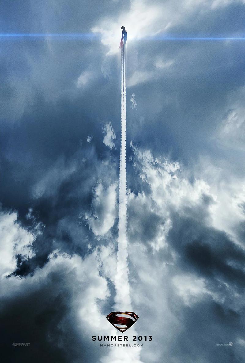 Superman flying in Man of Steel