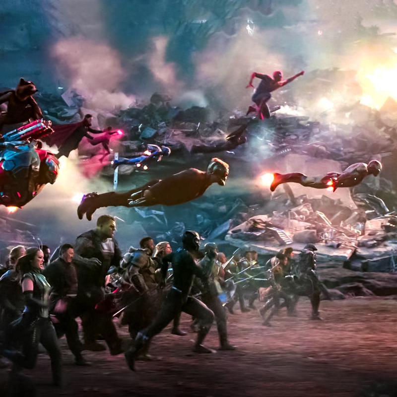 Avengers Endgame final battle heroes