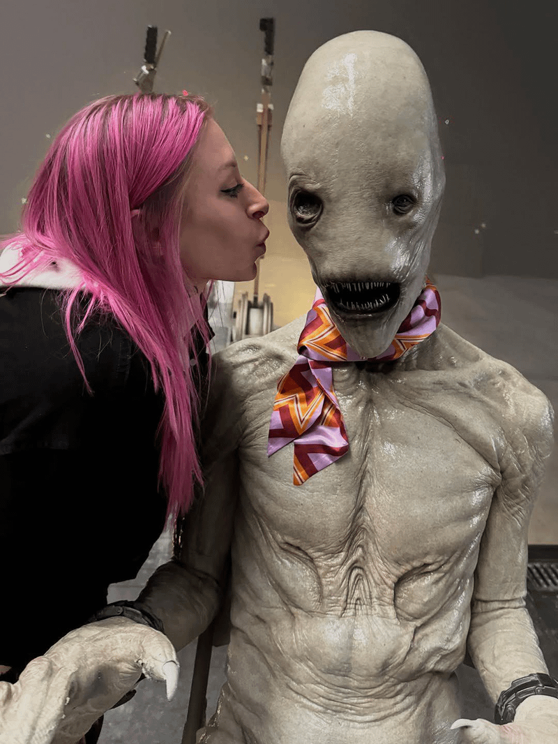 Someone kissing Mr. handsome from Superman