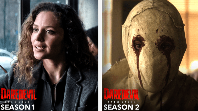 Heather Glenn & Muse in Daredevil: Born Again Season 2.