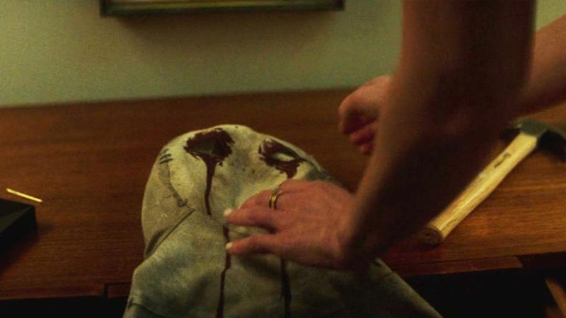 Muse's mask in Daredevil: Born Again Season 2.