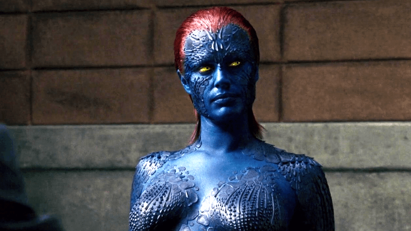 Rebecca Romijn as Mystique in X-Men