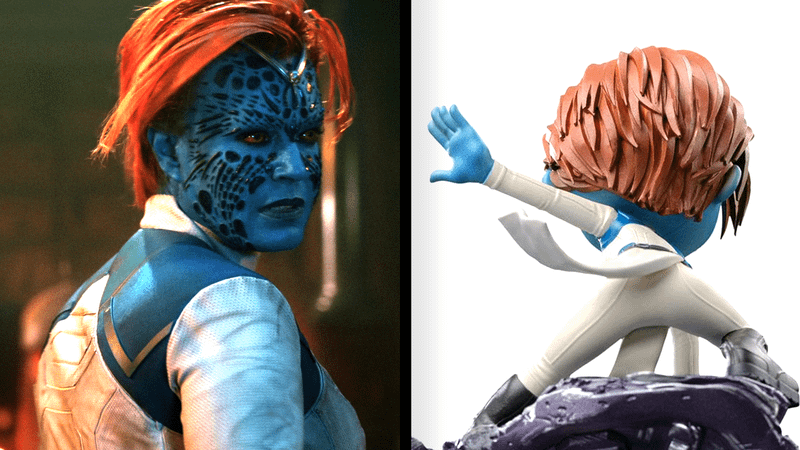 Rebecca Romijn's Mystique.