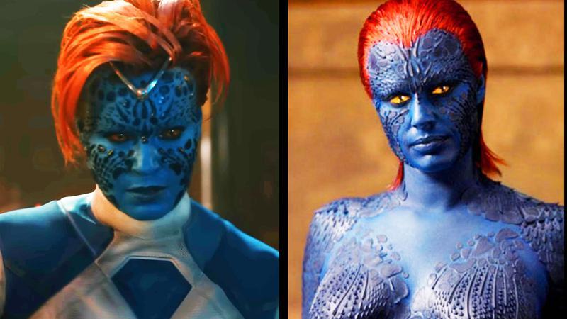 Rebecca Romijn as Mystique in 'Avengers: Doomsday,' Rebecca Romijn as Mystique in 'X-Men: The Last Stand.'