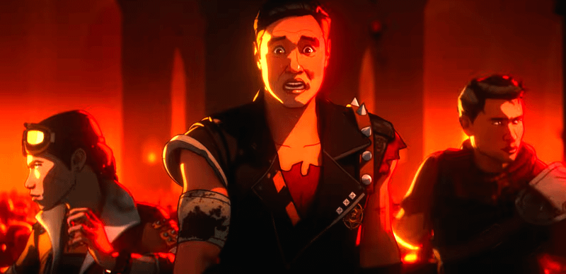 Katy and Shang-Chi in Marvel Zombies