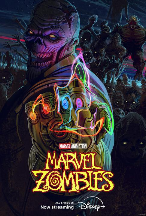 Thanos on the Marvel Zombies poster