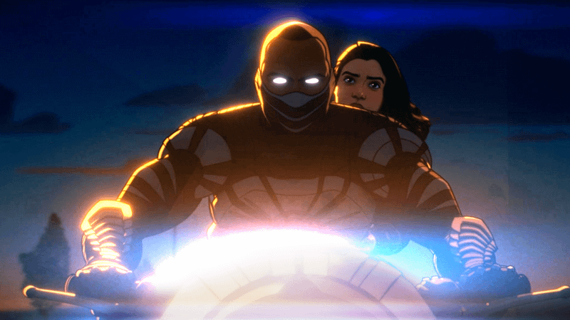 Blade and Kamala Khan in Marvel Zombies
