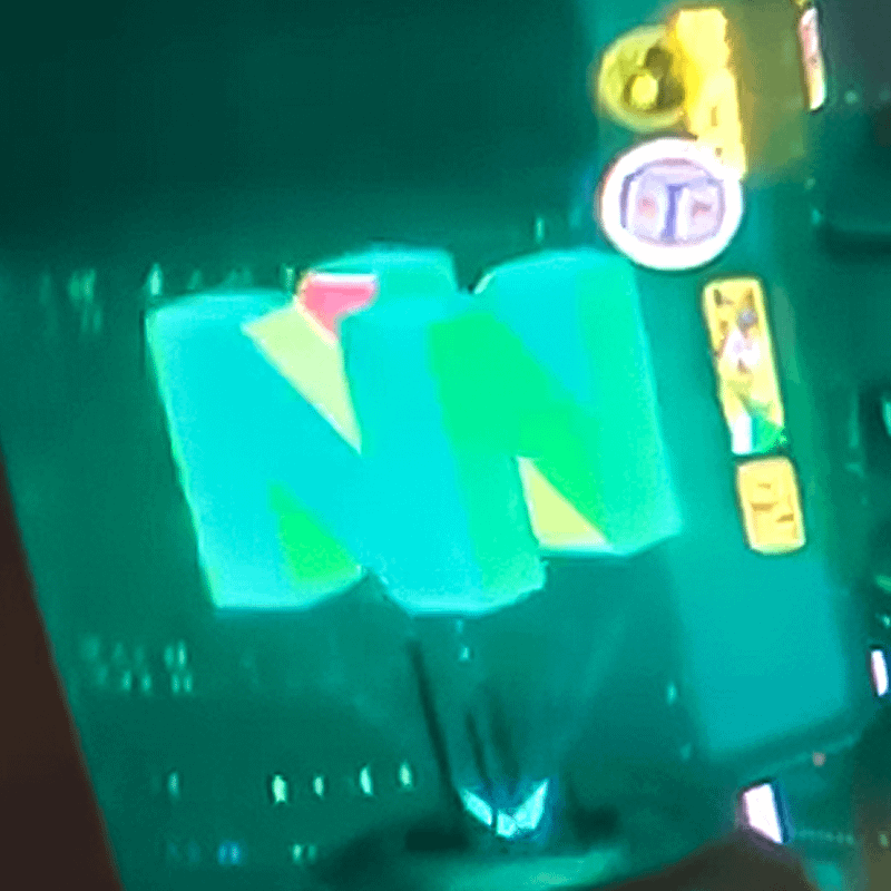 Nintendo 64 logo in Super Mario Galaxy Movie.