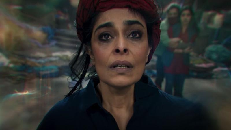 Najma looking scared in Ms. Marvel.