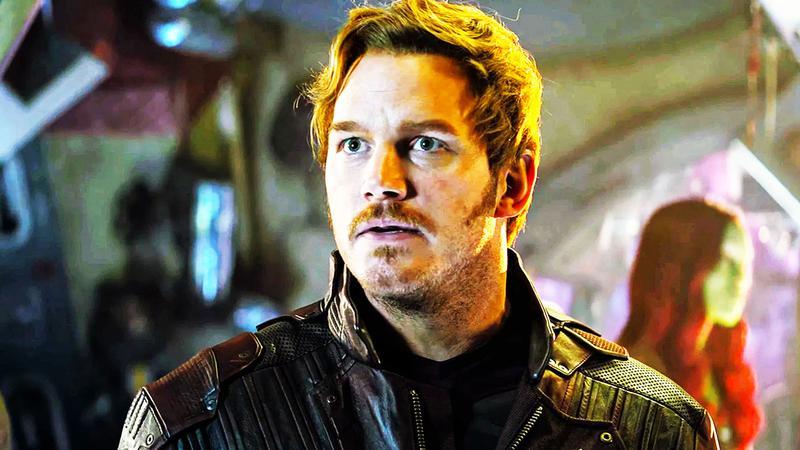 American actor Chris Pratt as Star Lord in the MCU.
