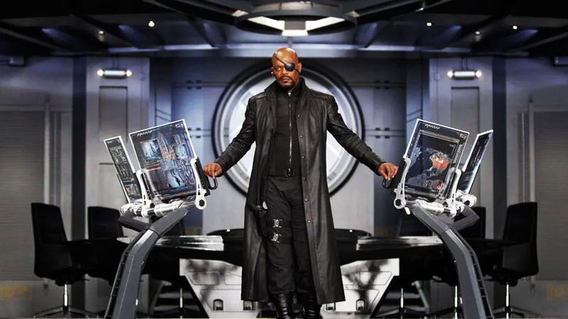 Nick Fury, the director of SHIELD.