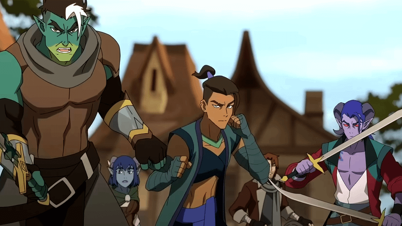 Fjord, Jester, Beau and Molly in The Mighty Nein