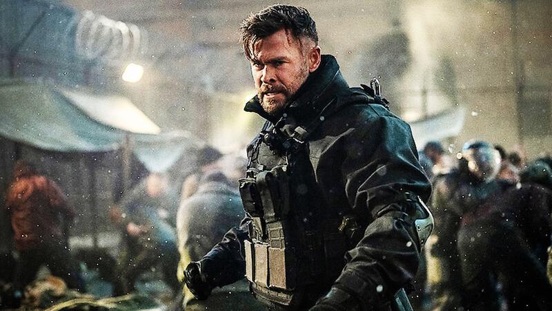 Chris Hemsworth in Extraction 2.