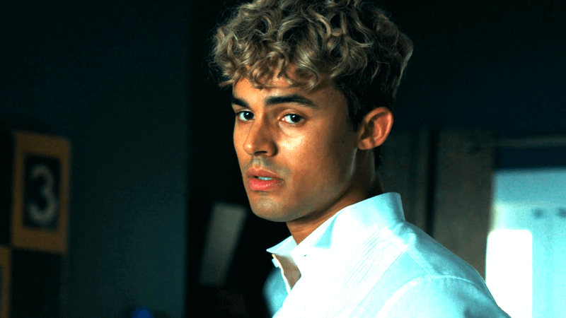 Nick looking at Michael in Your Fault: London.