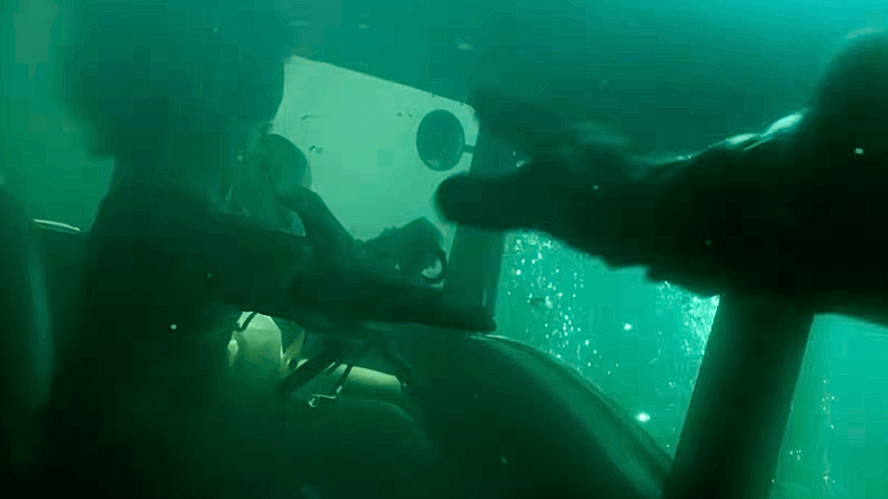 Ruby's death in Spider-Noir.