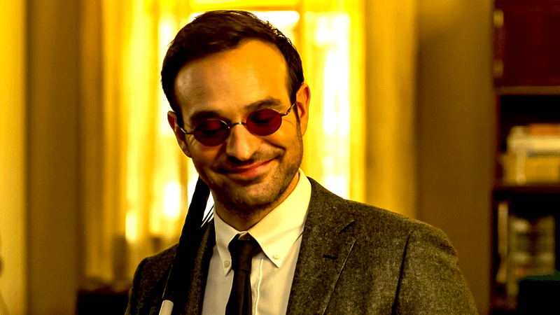 Chalie Cox as Matt Murdock in 'Spider-Man: No Way Home.'