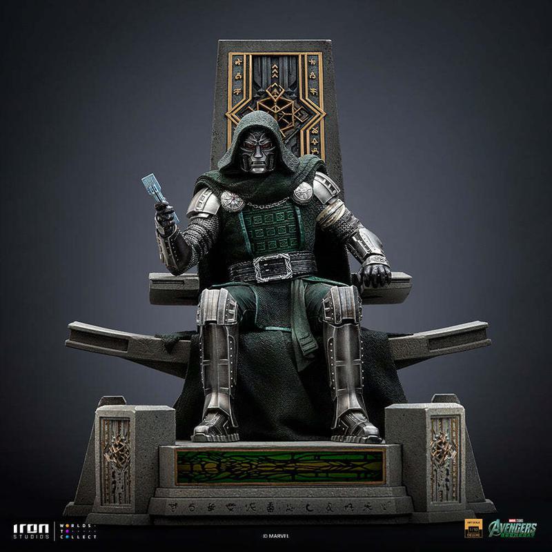 Doctor Doom holding the Ultimate Nullifier in Avengers: Doomsday.