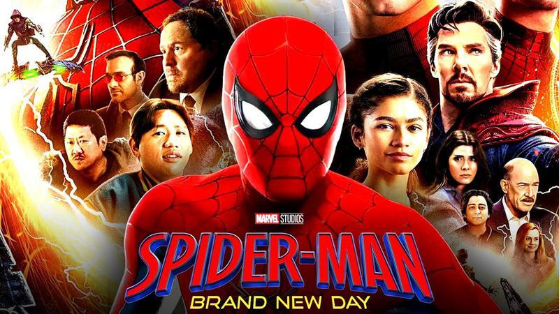 Spider-Man, Brand New Day logo, No Way Home characters