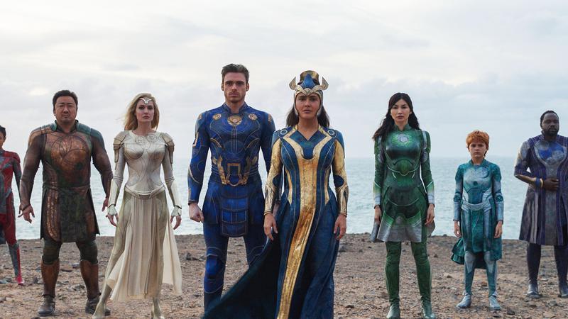 Sersi, Ikaris, Thena and other Eternals in the MCU.