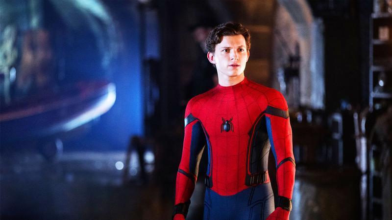 Tom Holland as Spider-Man in 'Spider-Man: Far From Home.'