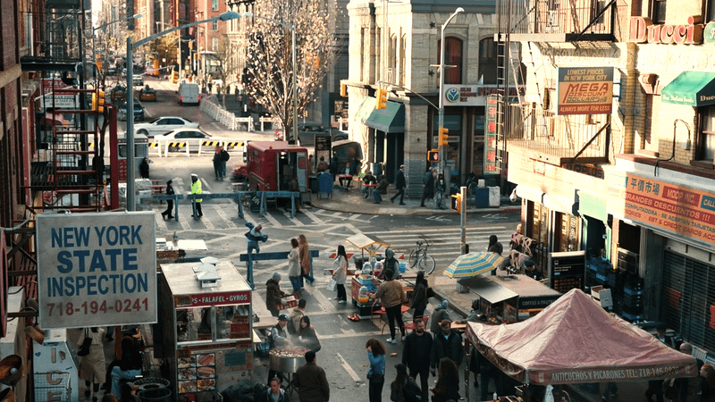 Spider-Man: Brand New Day's New York street.