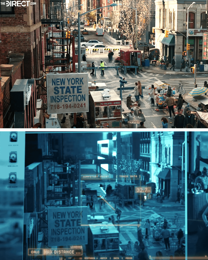 Shots of a New York City street in Brand New Day.