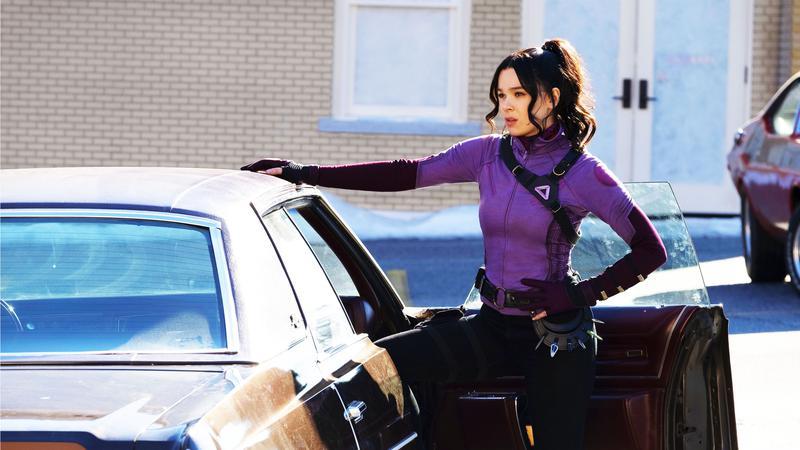 Hailee Steinfeld as Kate Bishop in 'Hawkeye.'