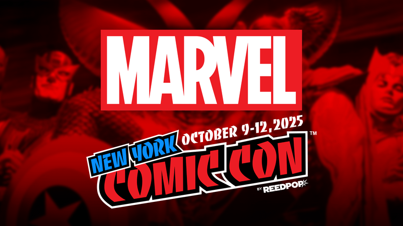 Marvel Logo and New York COmic-Con logo
