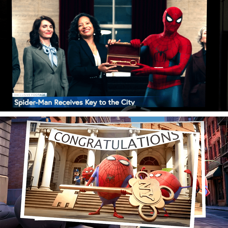The real key to the city compared to the new fruit ad.