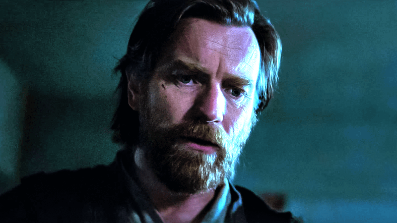 Ewan McGregor as Obi-Wan Kenobi.