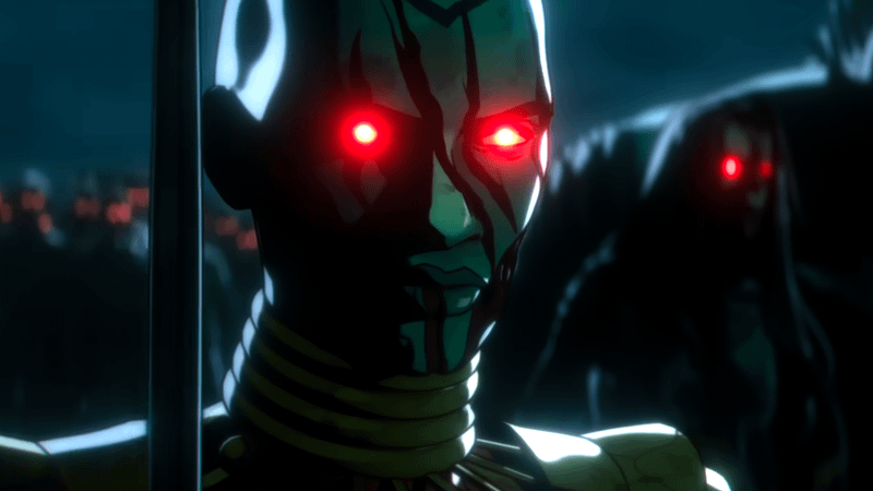 Undead Okoye in Marvel Zombies